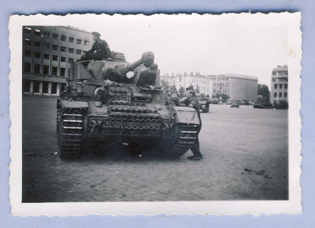 Foto Deutscher Panzer Langrohr Kennung Rußland G