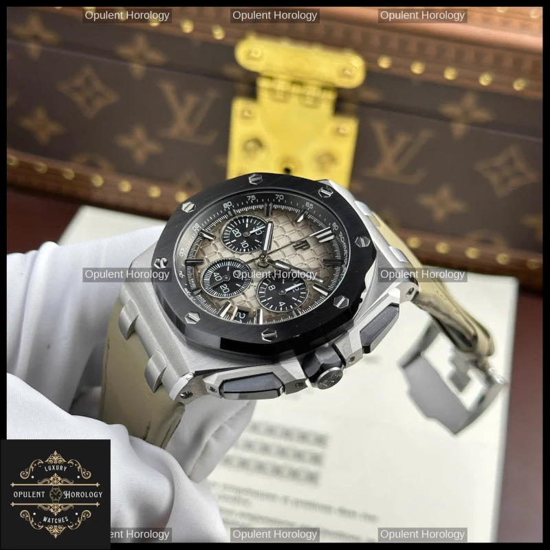 Audemars Piguet Royal Oak Offshore Chronograph 26420 43mm Gray Dial Automatic Caliber 4401 - Super Clone - Super Clone