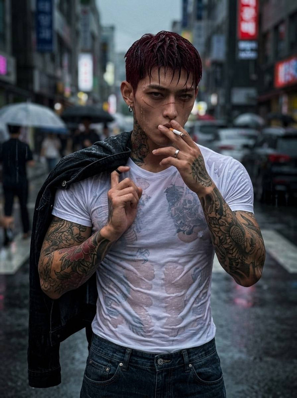 Man smoking in rain 202608171942