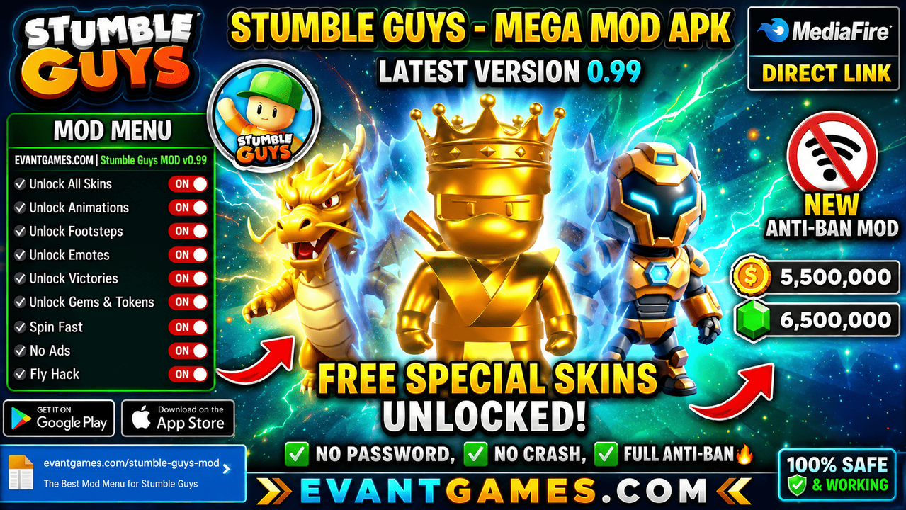 Stumble Guys MOD APK 2026 gameplay screenshot 1