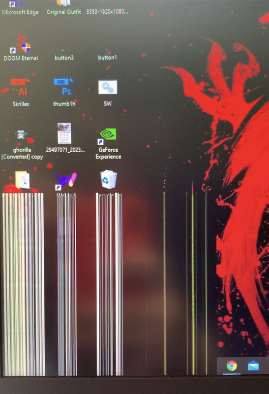 Screen glitches and lines on my msi gt72 vr 6rd dominator [ help ] r
