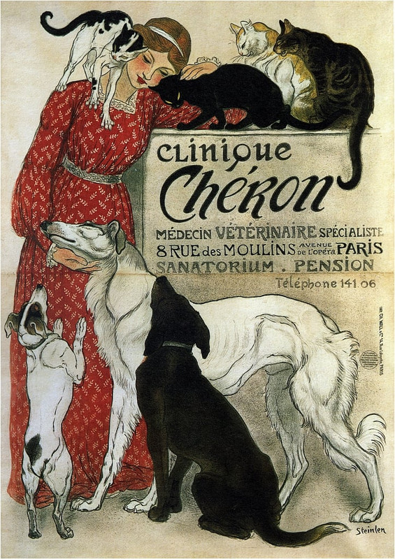 2-Thophile_Alexandre_Steinlen_-_Clinique_Chron_1905_-_(MeisterDrucke-732433)