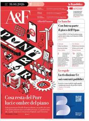 La Repubblica Affari & Finanza – 31 Agosto 2026