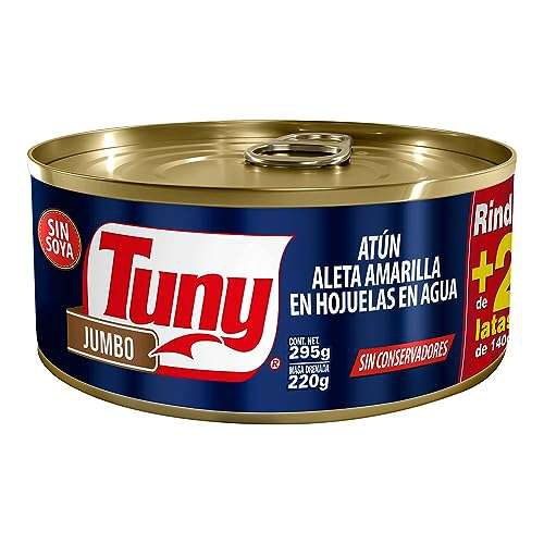 Amazon: Atún Tuny Jumbo a $31, envio gratis con prime (mínimo 2) 
