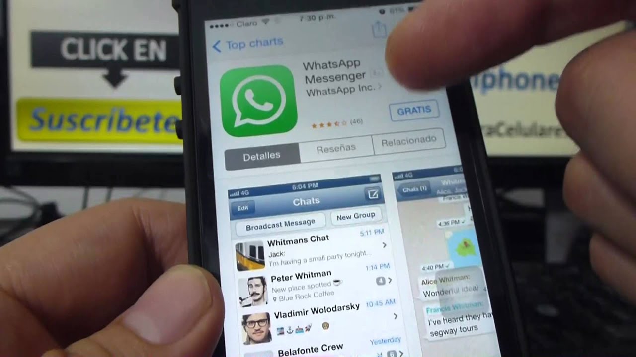 ¿Cómo descargar Whatsapp en iPhone?