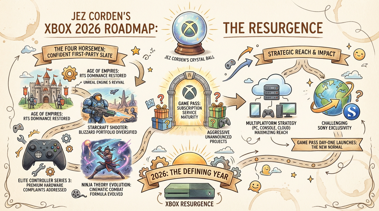 Xbox gaming setup with premium controller and Series X console