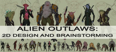 Gumroad - Alien Outlaws 2D Design and Brainstorming