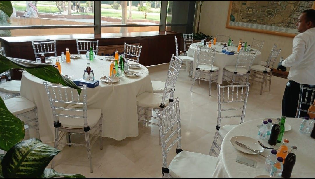 تأجير طاولات دائرية