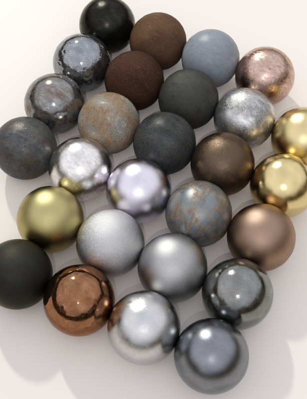 Aged Metals for Iray