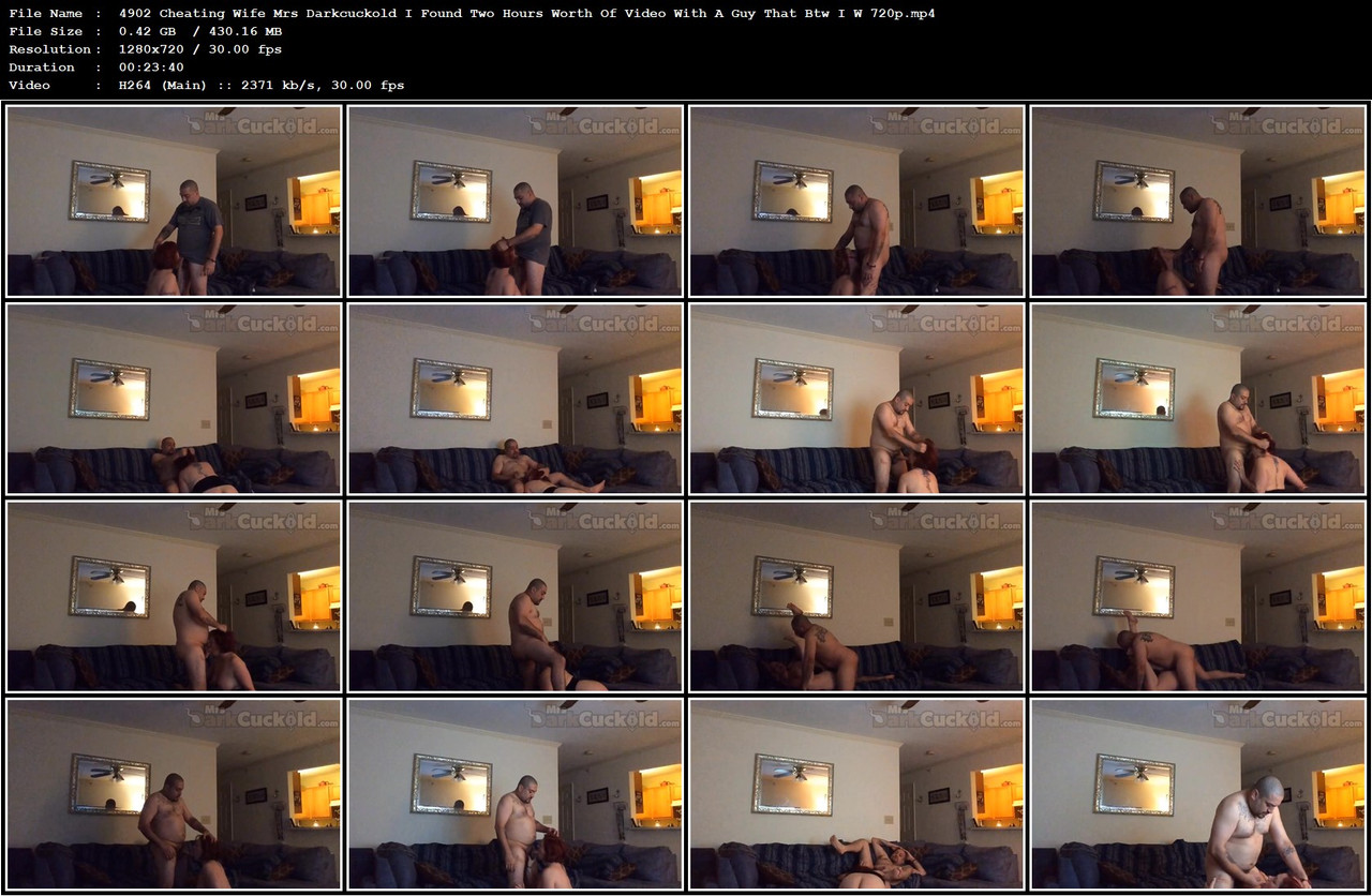 4902 Cheating Wife Mrs Darkcuckold I Found Two Hours Worth Of Video With A Guy That Btw I W 720p mp4