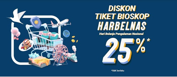 Promo 12.12 Traveloka Tawarkan Diskon Tiket Bioskop