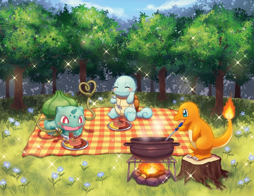 bulbasaur-squirtle-and-charmander-pokemo