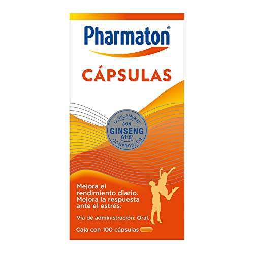 Amazon: Pharmaton Pharmaton Multivitaminico, 100 Capsulas De 40 Mg | Envío gratis con Prime 
