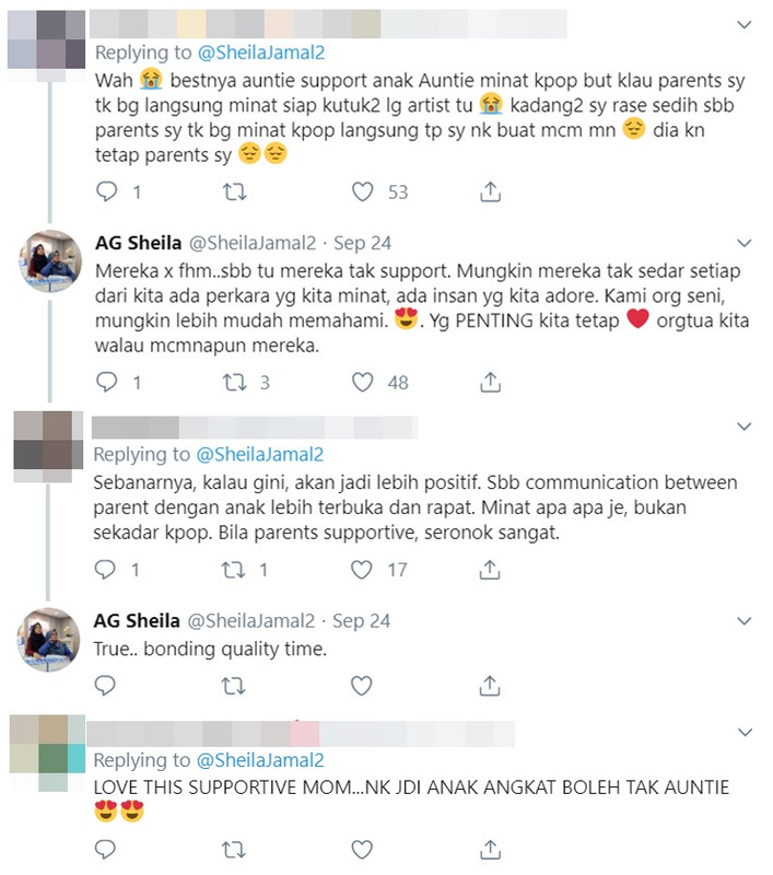 peminat k-pop cemburu lihat ibu sokong minat anaknya