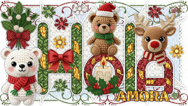 Hola Christmas Crochet amora