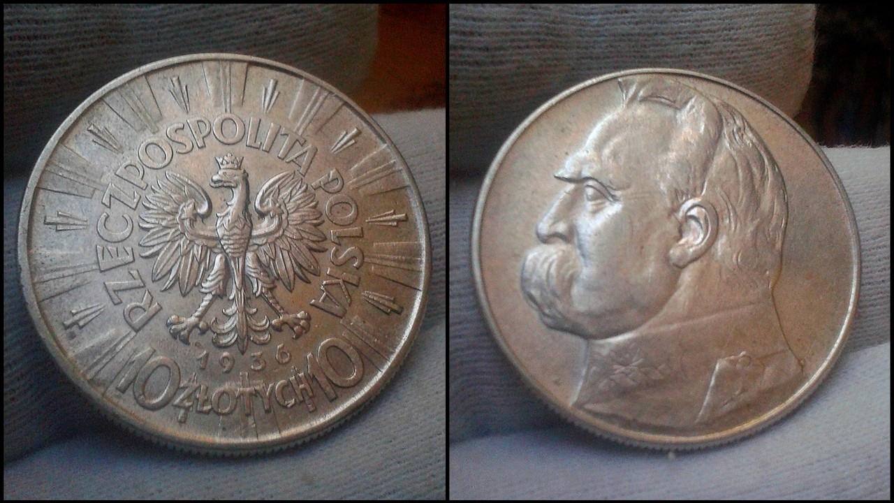 10 Zlotych de 1936. República de Polonia. Polish-20220625-164950694