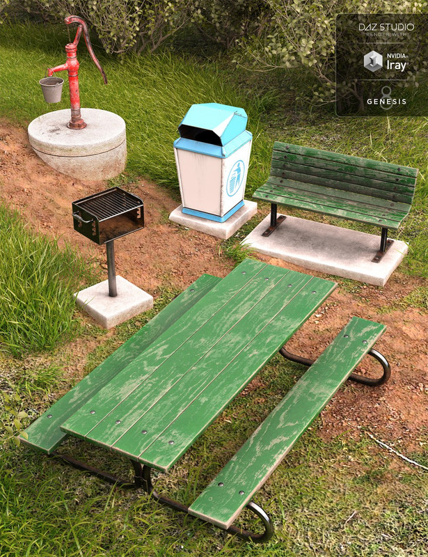 parkland props 00 main daz3d