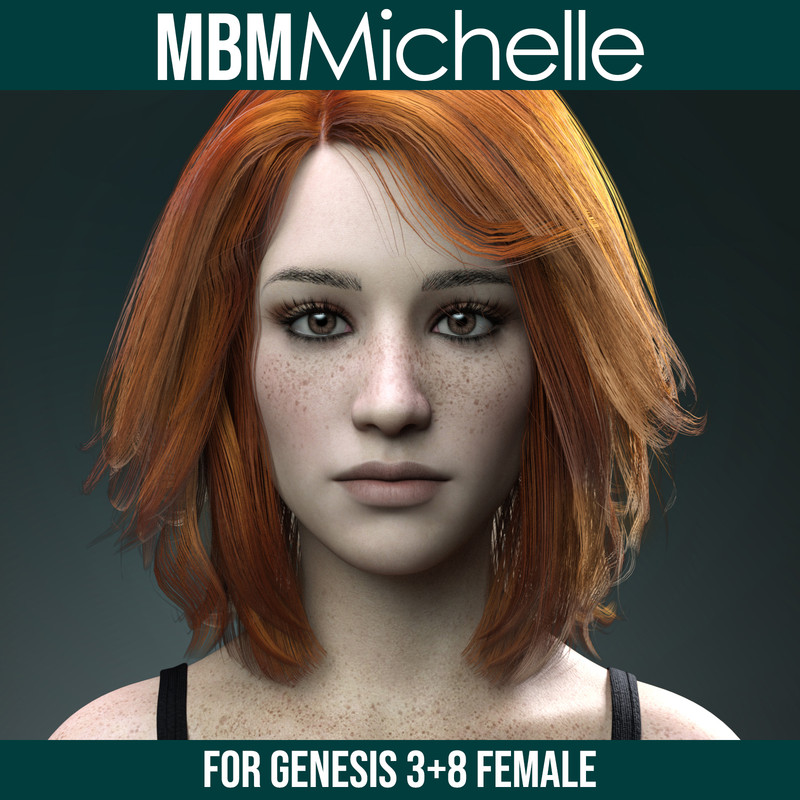 MbM Michelle for Genesis 3 and 8 Female