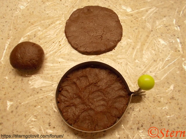 Печенье тёртое шоколадное