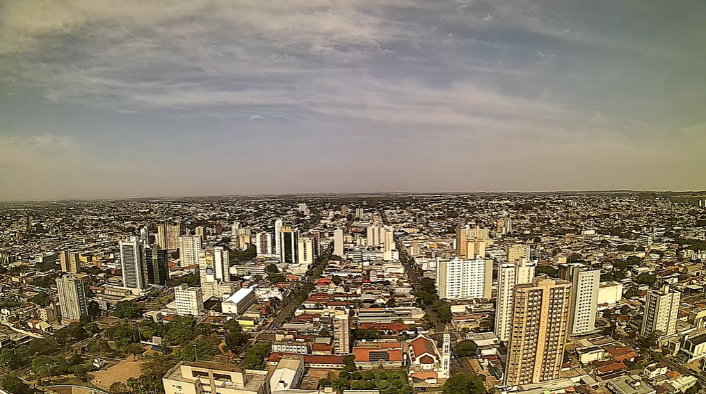 Campo Grande nesta manhã de quinta-feira
