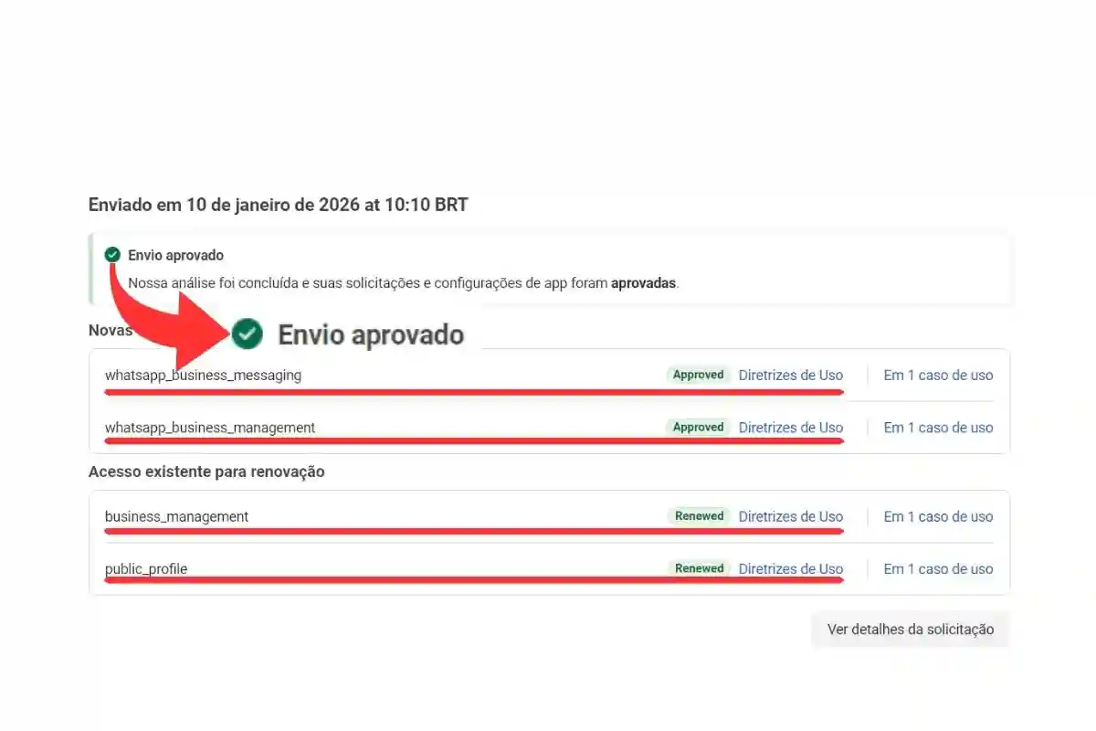 App no Developers + permissões