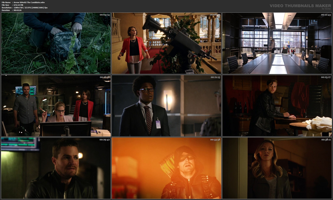 Arrow S04e02 The Candidate.mkv