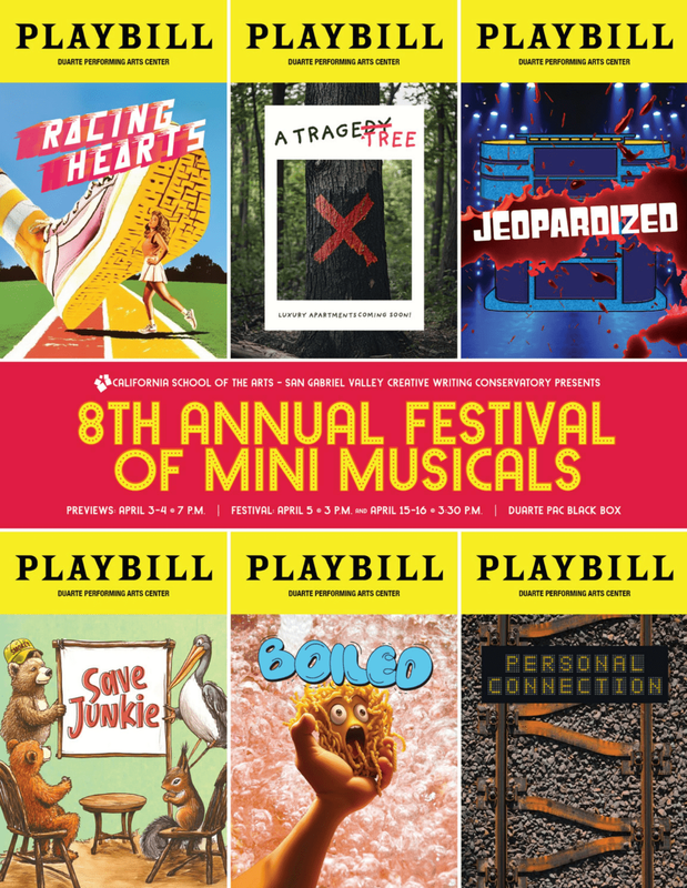Poster for the 8th Annual Festival of Mini Musicals