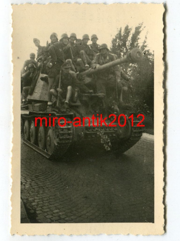 Foto, Wehrmacht, Marder III, Langrohr, Panzerjäg