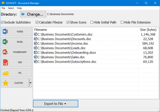 VovSoft Document Manager 1.3 VovSoft Document Manager 1.3
