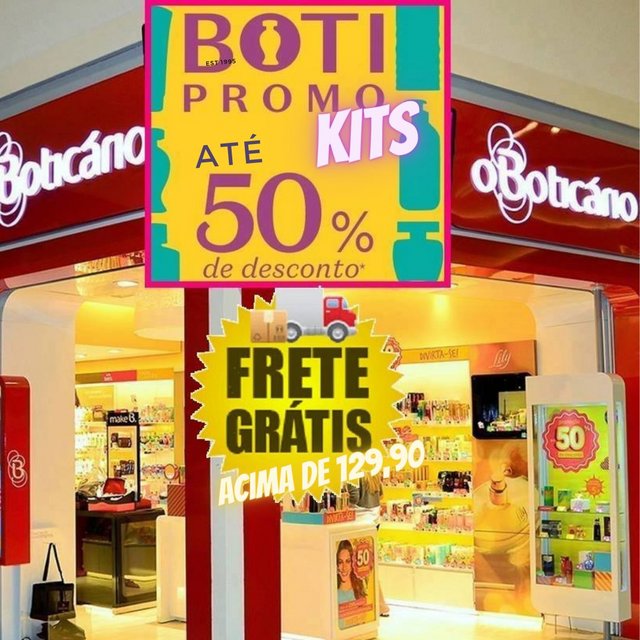 Kits com até 50% de desconto no Dia do consumidor BOTICÁRIO
