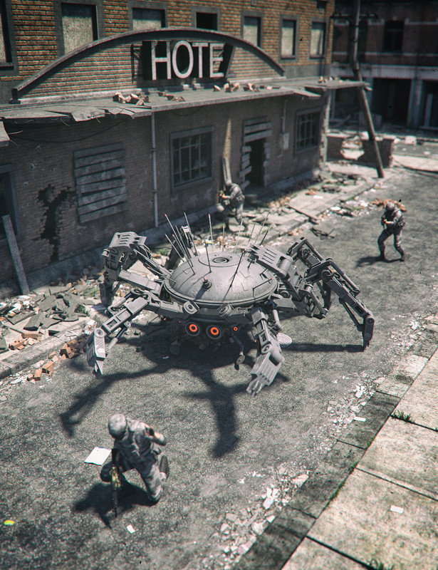 Sci-fi Spider Sci-fi Spider