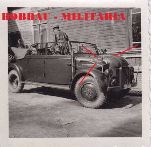 General Infanterie Schmidt im Steyr 250 Kübelwagen 1943 Front Kü