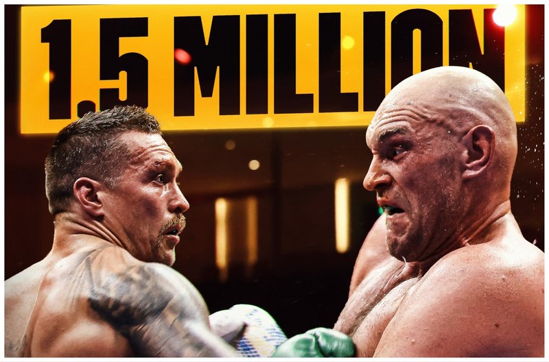 Фюри и Усик продадоха 1,5 милиона PPV