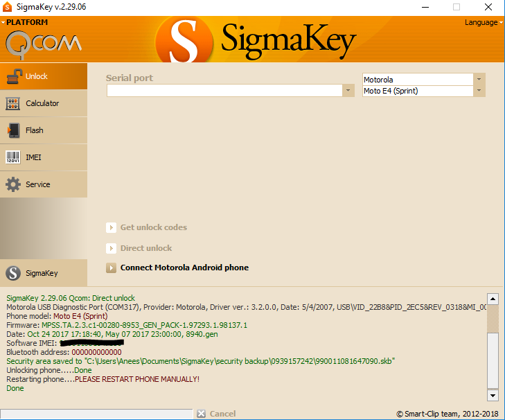 Successful Unlock/Flash Reports by the SigmaKey - Page 323 - GSM-Forum