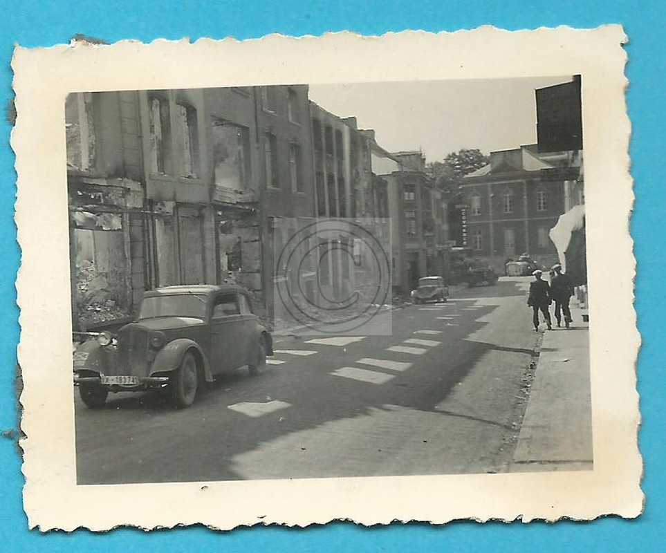 Frankreich, Auf der Strasse nach Arras, Zerstöru