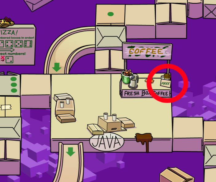 CPJourney April Fools 2026 Party free item- Decaf Coffee Location