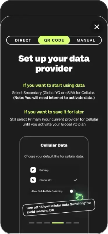 GlobalYo eSIM no card sim