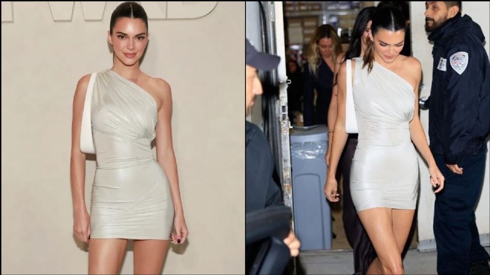 Kendall Jenner da clases de moda y elegancia al llegar con este vestido a un evento en Hollywood