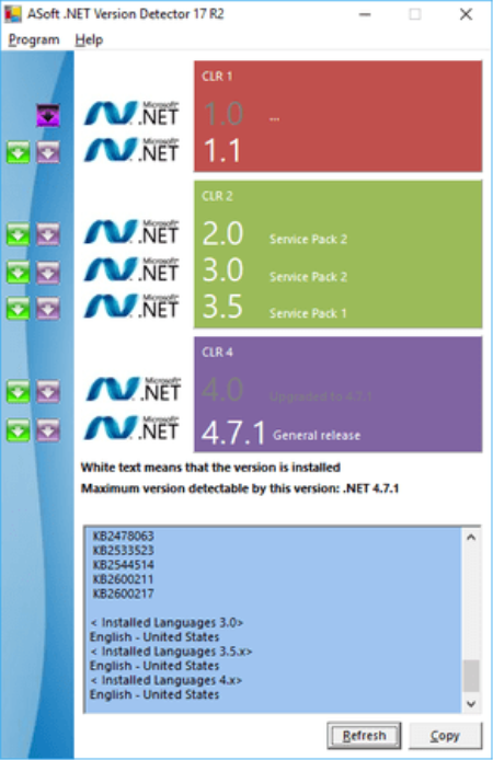ASoft .NET Version Detector 22 R1 ASoft .NET Version Detector 22 R1