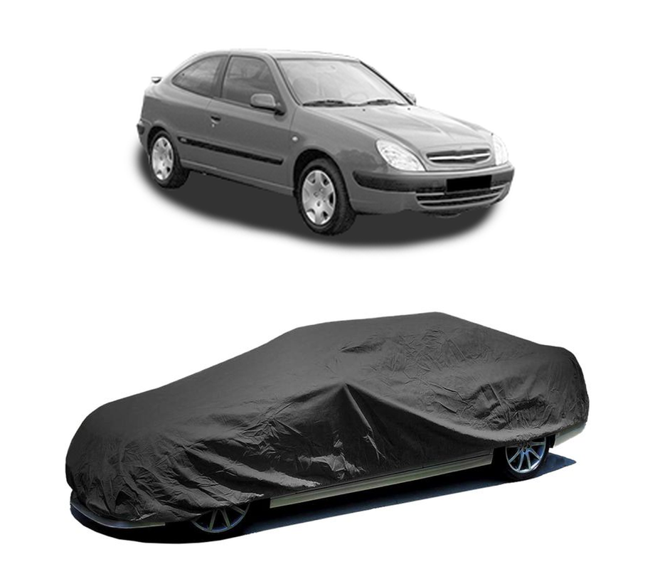 Husa tip prelata auto pentru CITROEN XSARA Coupe (N0) 1998 - 2005,culoare negru, material textil impermeabil, rezistanta la intemperii praf UV, CARPASSION Husa Protectie