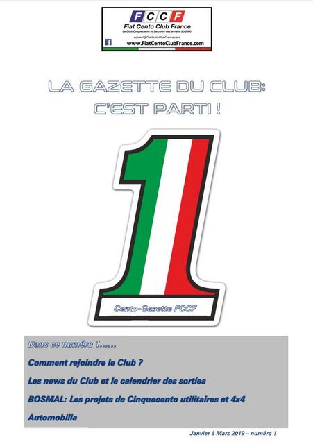couverture Cento Gazette numéro 1