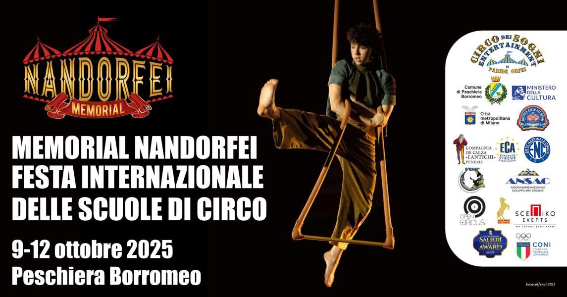 Il Giovane Circo d’Arte al Memorial NandOrfei di Peschera Borromeo (MI) il 10, 11 e 12 ottobre 2025