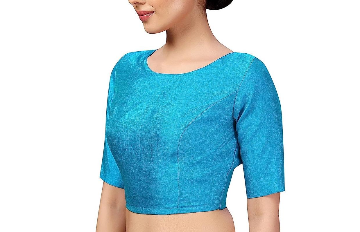 Para mujer Blusa Diseñador Hermosa Lehenga Prenda para el torso recortada Fiesta Ropa Choli Saree Blusa - Imagen 10 de 51