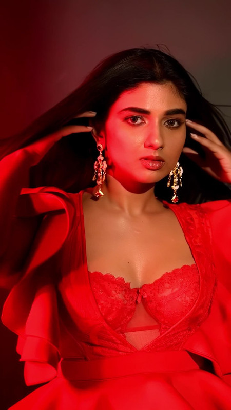 Pragya Nagra red dress bra, Pragya Nagra onlyfans style, celebrity fashion 2025, red carpet looks, viral celebrity photos, South Indian actress fashion, glamorous celebrity outfits, trending celebrity looks, Pragya Nagra Instagram