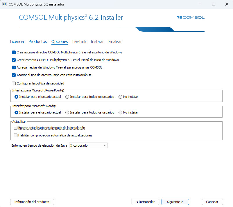 COMSOL Multiphysics v6.2 Build 290 [x64 Bits][Multilenguaje (Español)][Modelado Multifísico] 27-11-2023-16-12-25
