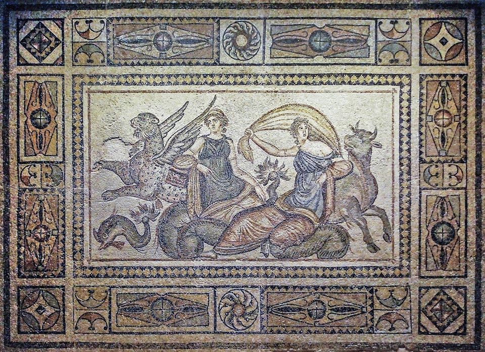 Mosaico Rapto de Europa