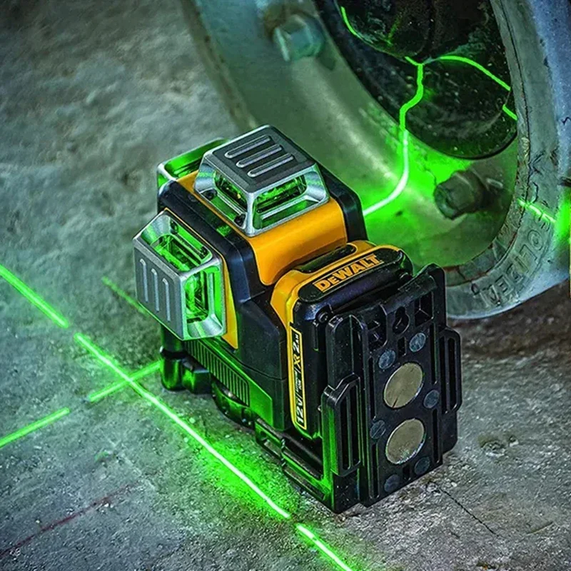DEWALT DW089LG 12.5 In Green Line Laser Level - Open Box, Never Used