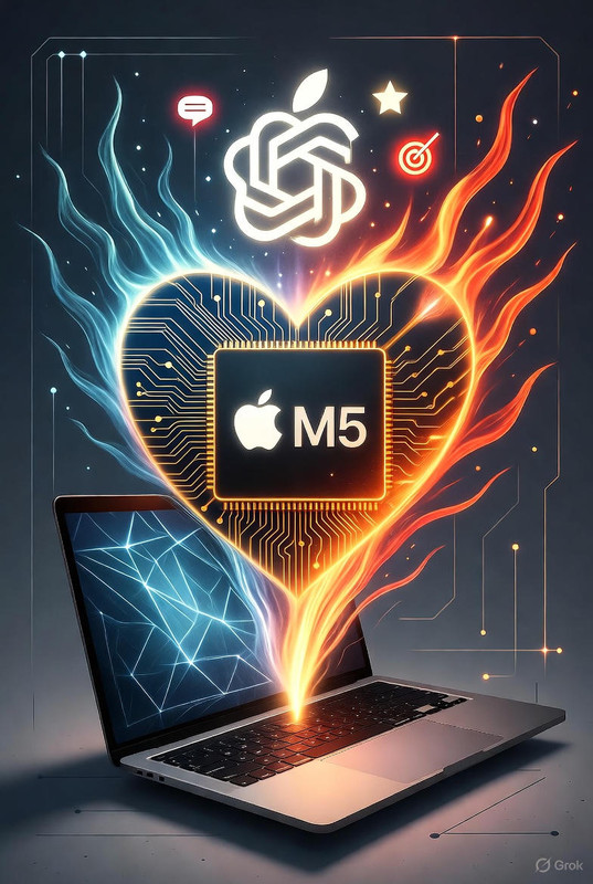 Apple Desencadeia o M5: O Salto Quântico em IA que Faz o Silício Chorar de Inveja – E o Seu Mac Vai Voar?