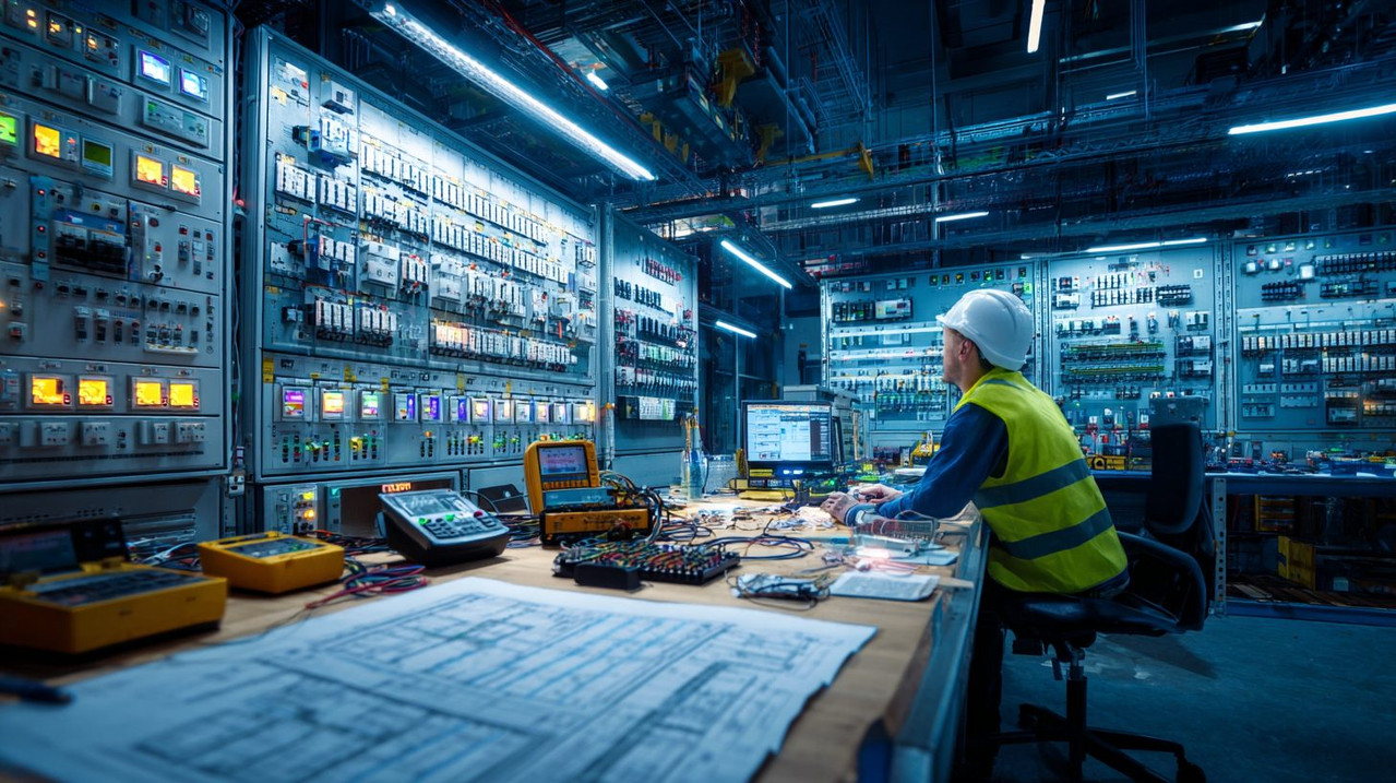 Процесс пусконаладки электросистемы с использованием измерительного оборудования