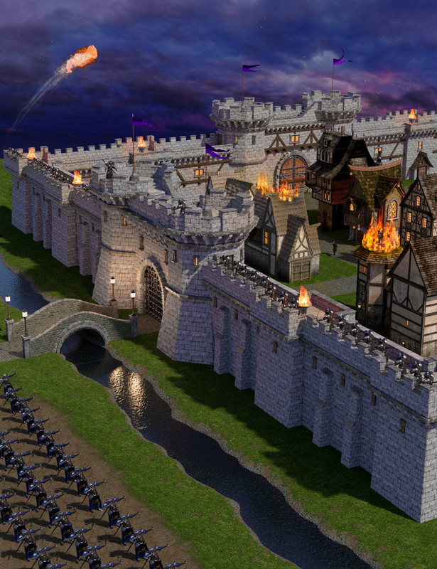 Medieval Village Walls Construction Set Medieval Village Walls Construction Set